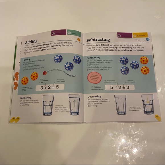 Bundle of 5 Math Themed Kids Homeschool Learning Books - Picture 11 of 12